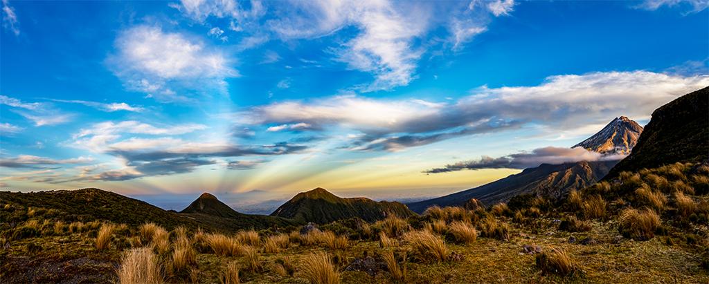 Pouakai Ranges Blue Hour